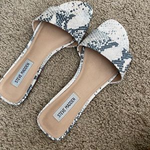Steve Madden Snakeskin Sandals